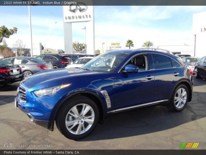Iridium Blue / Graphite 2013 Infiniti FX 37 AWD