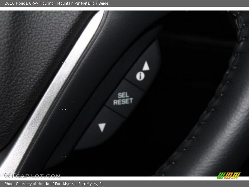 Mountain Air Metallic / Beige 2016 Honda CR-V Touring