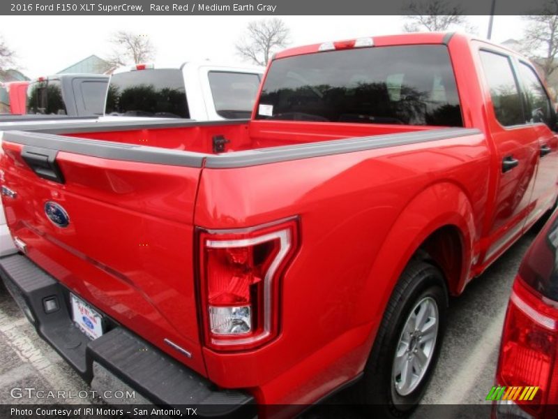 Race Red / Medium Earth Gray 2016 Ford F150 XLT SuperCrew