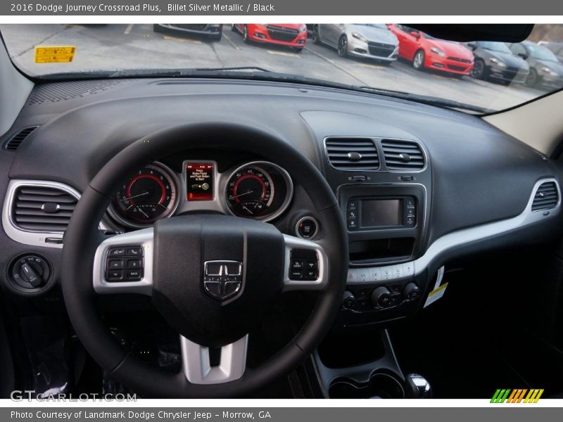 Billet Silver Metallic / Black 2016 Dodge Journey Crossroad Plus