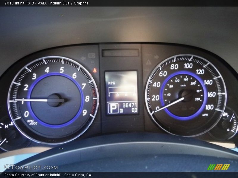 Iridium Blue / Graphite 2013 Infiniti FX 37 AWD