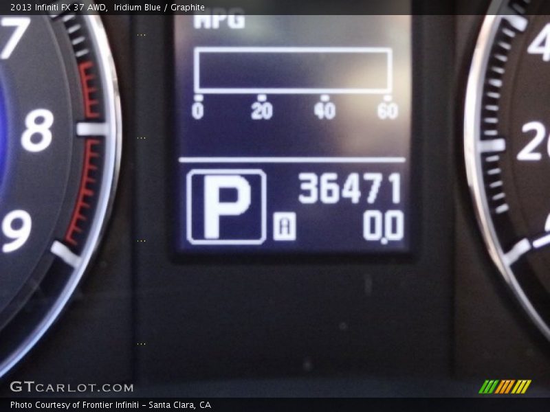 Iridium Blue / Graphite 2013 Infiniti FX 37 AWD
