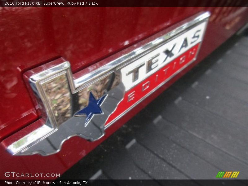Ruby Red / Black 2016 Ford F150 XLT SuperCrew
