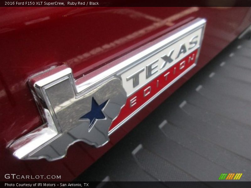 Ruby Red / Black 2016 Ford F150 XLT SuperCrew