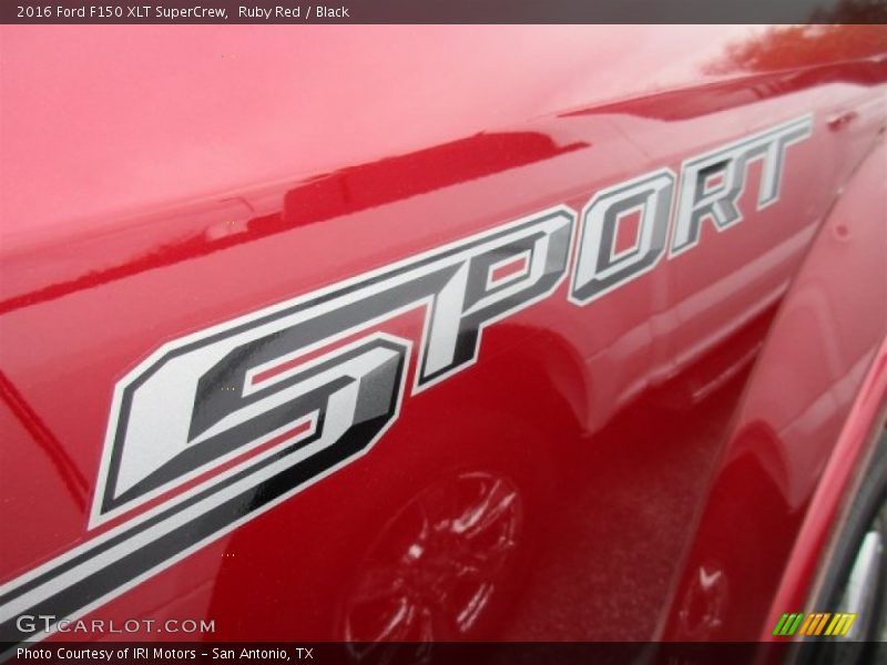 Ruby Red / Black 2016 Ford F150 XLT SuperCrew