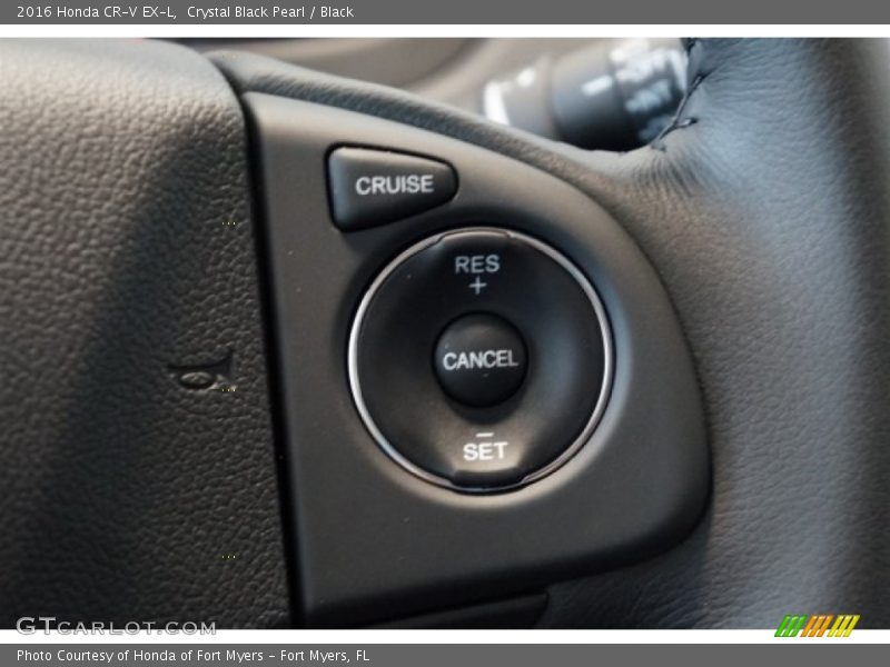 Crystal Black Pearl / Black 2016 Honda CR-V EX-L
