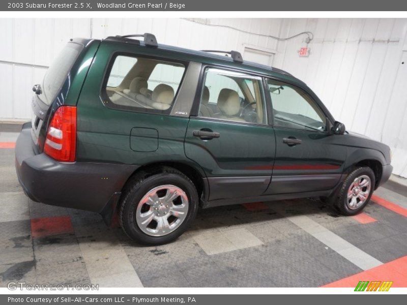 Woodland Green Pearl / Beige 2003 Subaru Forester 2.5 X