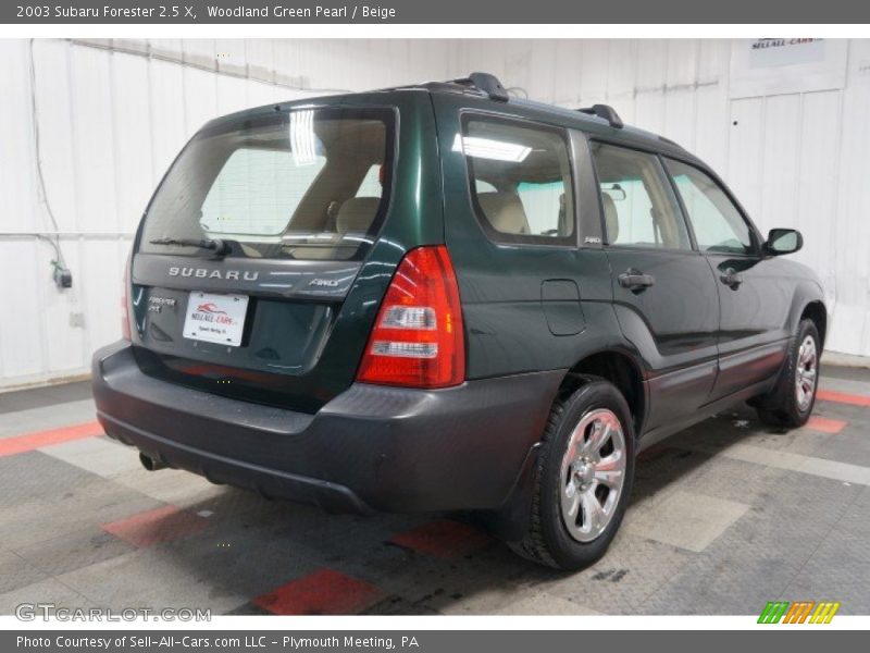 Woodland Green Pearl / Beige 2003 Subaru Forester 2.5 X