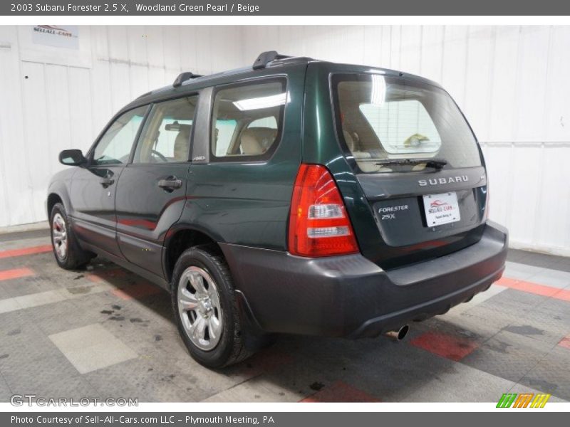 Woodland Green Pearl / Beige 2003 Subaru Forester 2.5 X