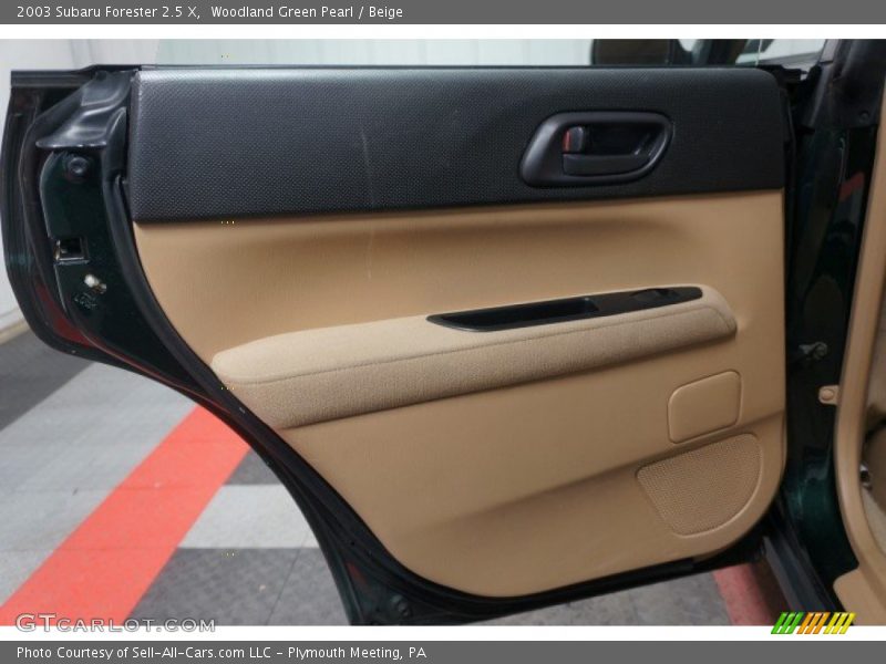 Woodland Green Pearl / Beige 2003 Subaru Forester 2.5 X