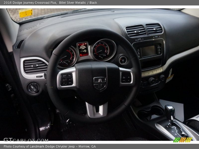 Billet Silver Metallic / Black 2016 Dodge Journey Crossroad Plus