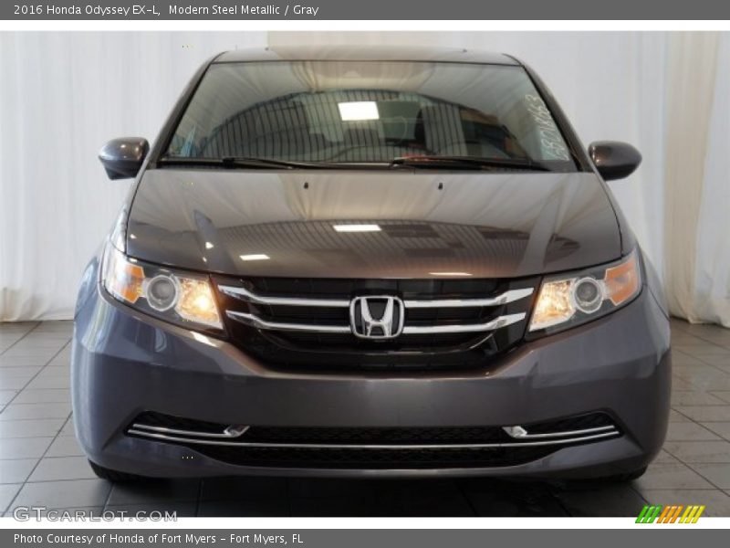 Modern Steel Metallic / Gray 2016 Honda Odyssey EX-L