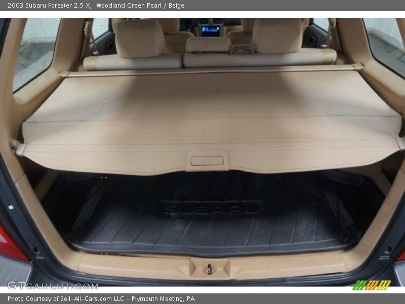 Woodland Green Pearl / Beige 2003 Subaru Forester 2.5 X