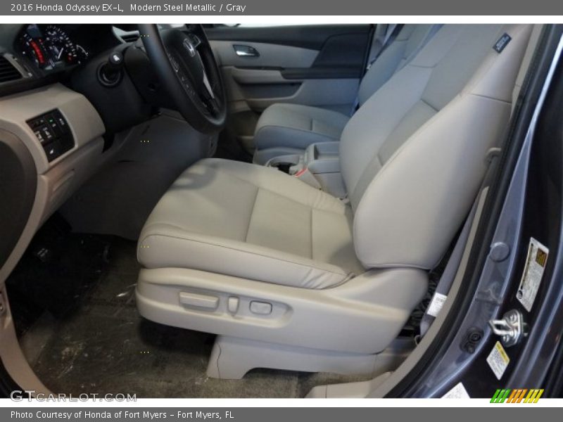 Modern Steel Metallic / Gray 2016 Honda Odyssey EX-L
