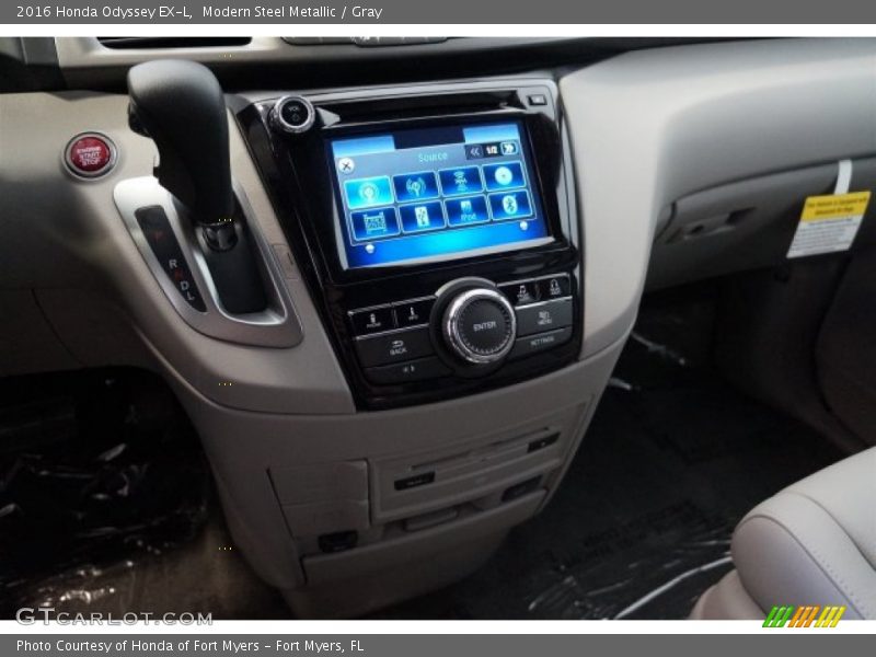 Modern Steel Metallic / Gray 2016 Honda Odyssey EX-L