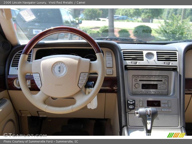 Vivid Red Metallic / Camel 2006 Lincoln Navigator Luxury