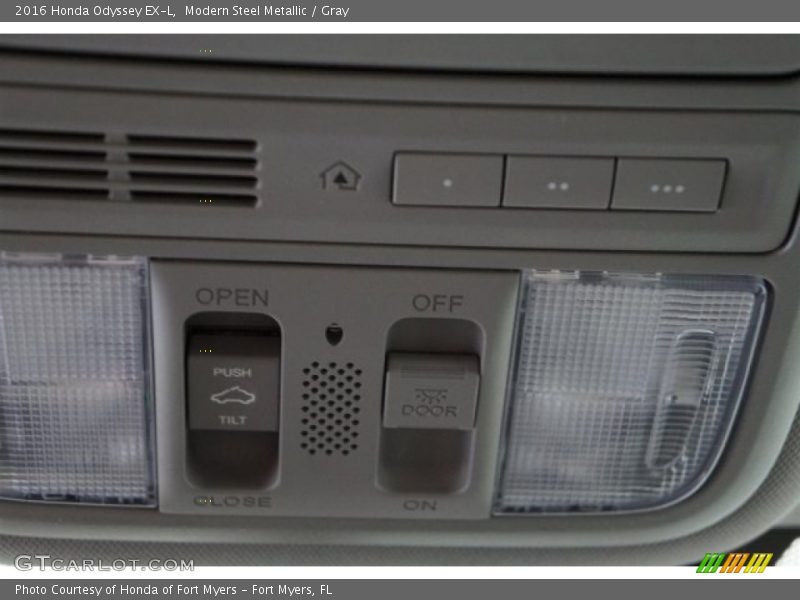 Modern Steel Metallic / Gray 2016 Honda Odyssey EX-L