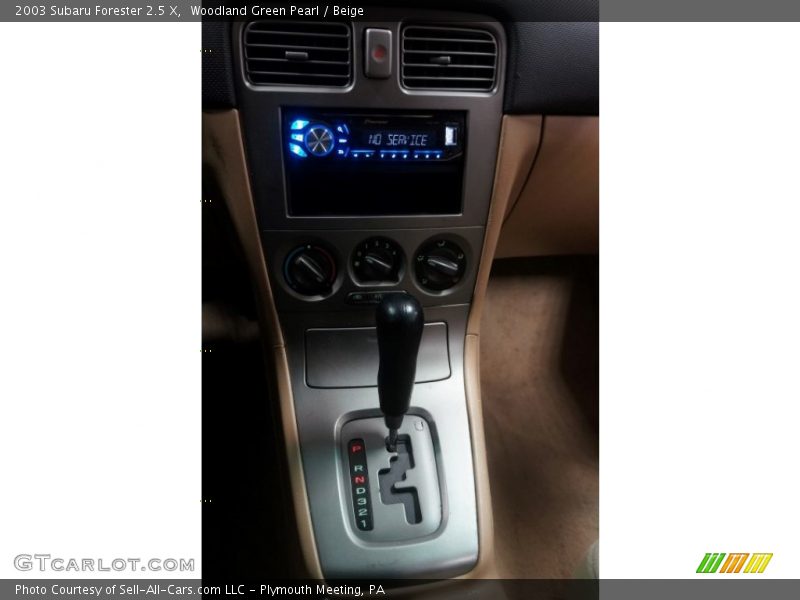 Woodland Green Pearl / Beige 2003 Subaru Forester 2.5 X