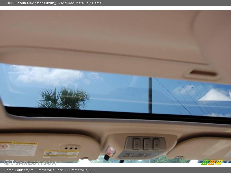 Vivid Red Metallic / Camel 2006 Lincoln Navigator Luxury