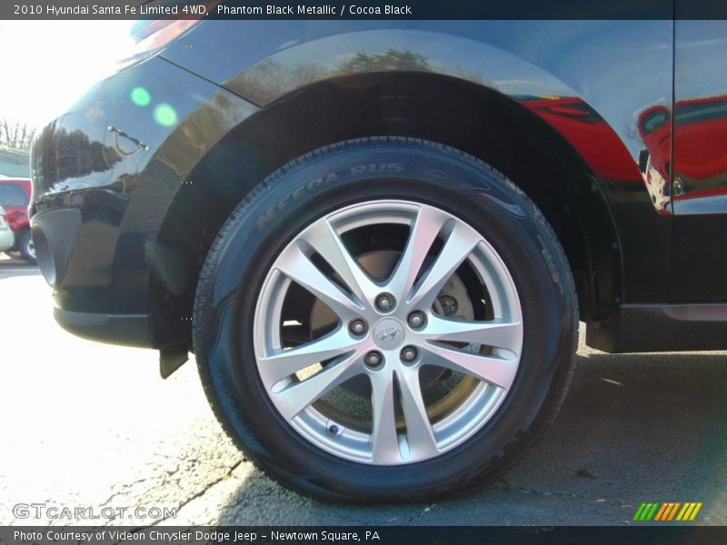 Phantom Black Metallic / Cocoa Black 2010 Hyundai Santa Fe Limited 4WD