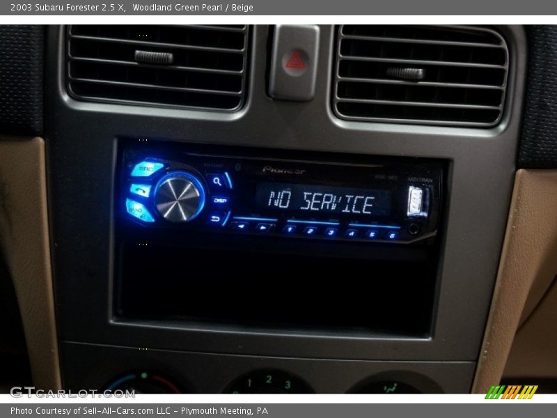 Woodland Green Pearl / Beige 2003 Subaru Forester 2.5 X