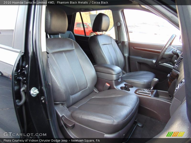 Phantom Black Metallic / Cocoa Black 2010 Hyundai Santa Fe Limited 4WD