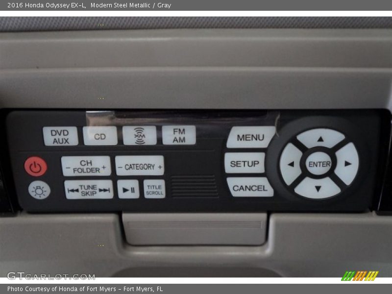 Modern Steel Metallic / Gray 2016 Honda Odyssey EX-L