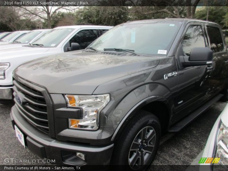 Magnetic / Black 2016 Ford F150 XLT SuperCrew
