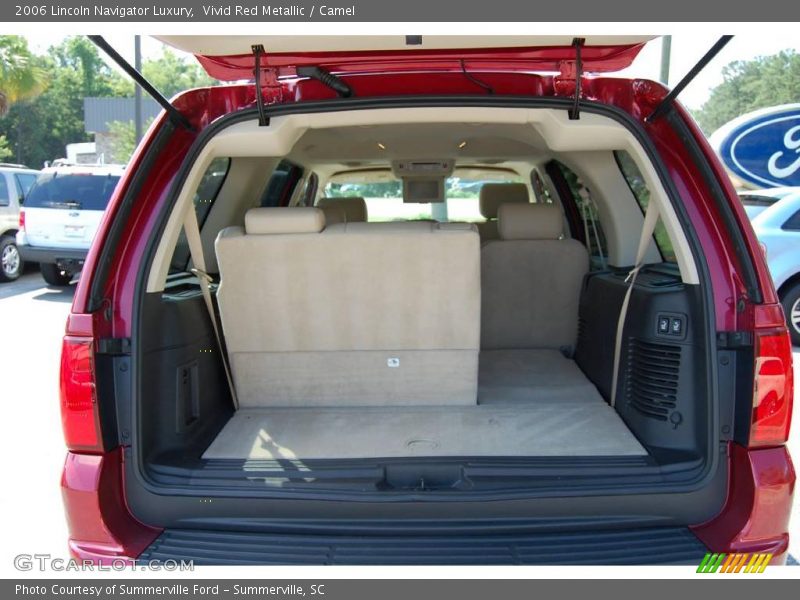 Vivid Red Metallic / Camel 2006 Lincoln Navigator Luxury