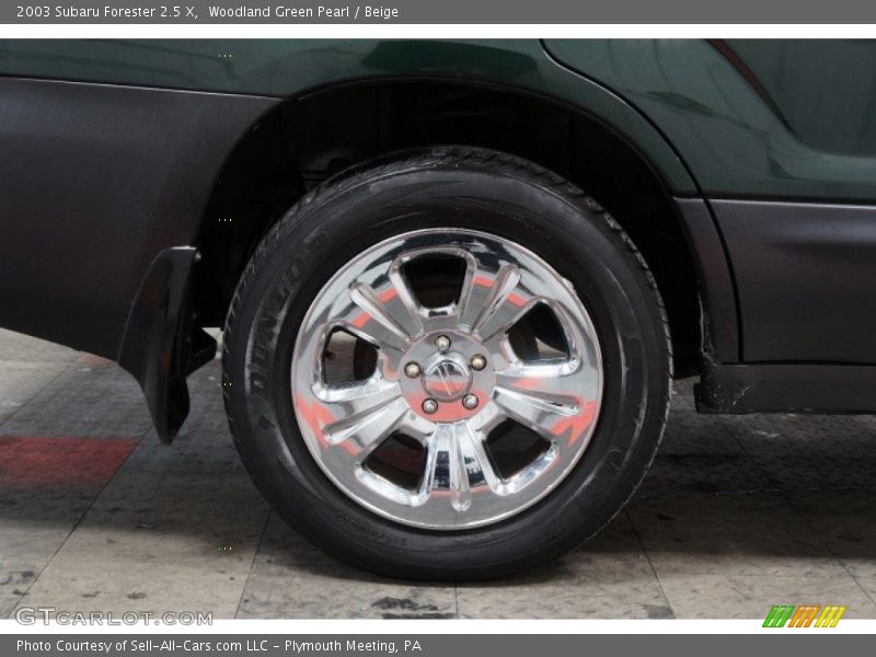 Woodland Green Pearl / Beige 2003 Subaru Forester 2.5 X