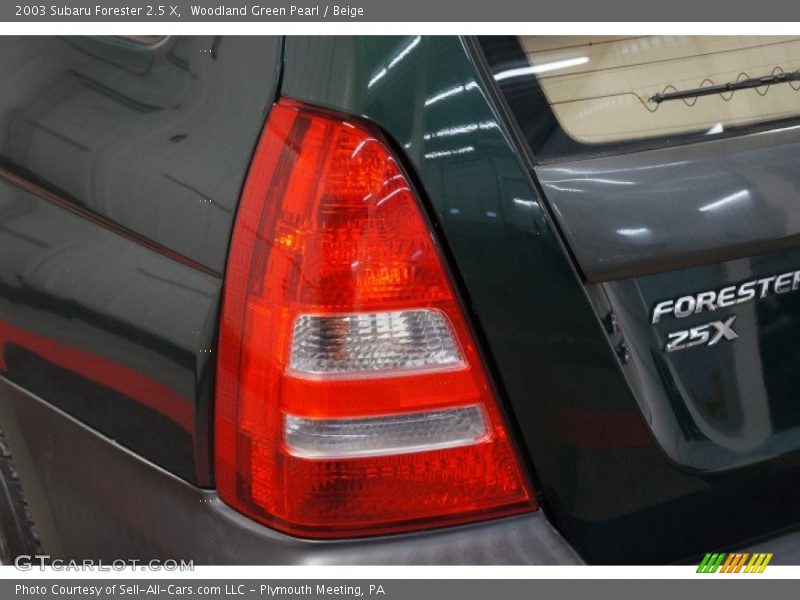 Woodland Green Pearl / Beige 2003 Subaru Forester 2.5 X
