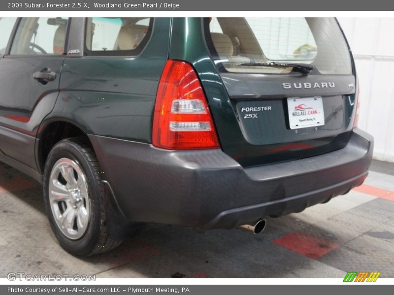Woodland Green Pearl / Beige 2003 Subaru Forester 2.5 X