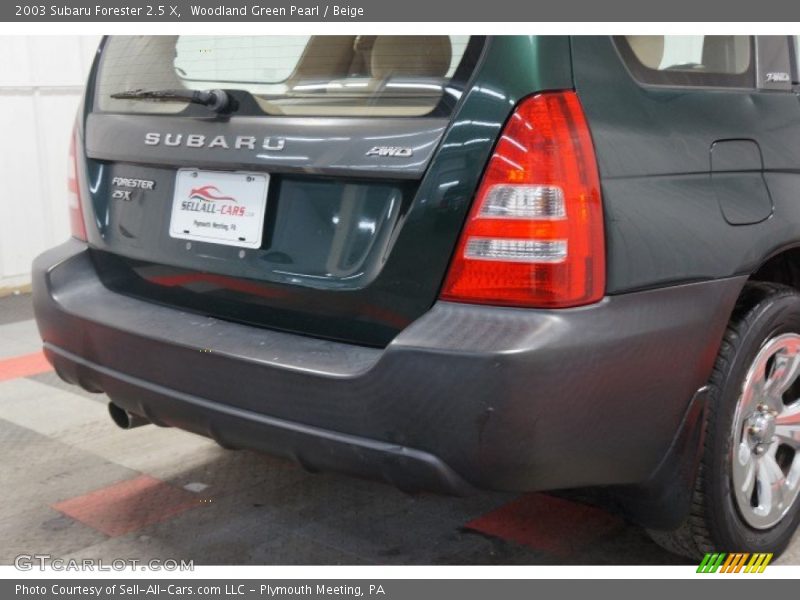 Woodland Green Pearl / Beige 2003 Subaru Forester 2.5 X