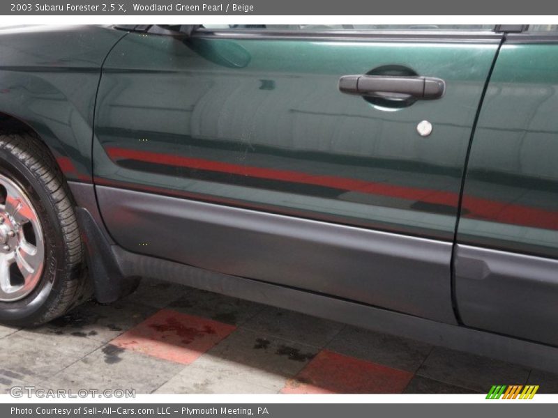 Woodland Green Pearl / Beige 2003 Subaru Forester 2.5 X