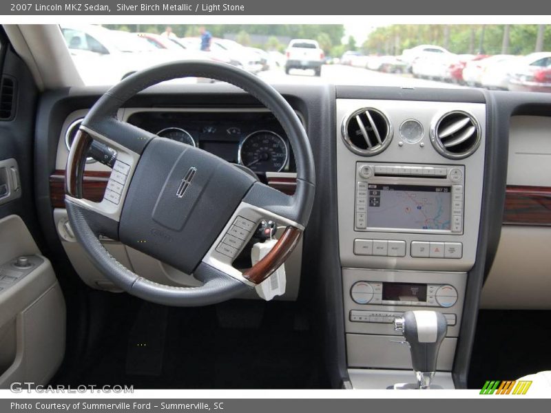 Silver Birch Metallic / Light Stone 2007 Lincoln MKZ Sedan