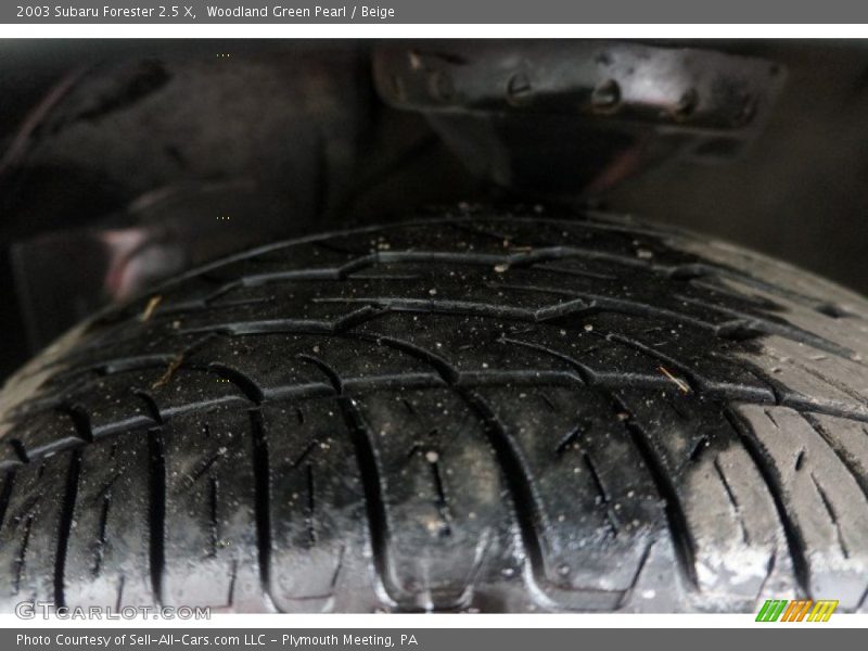 Woodland Green Pearl / Beige 2003 Subaru Forester 2.5 X