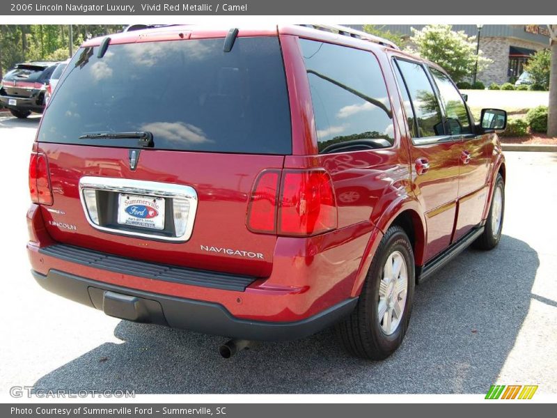 Vivid Red Metallic / Camel 2006 Lincoln Navigator Luxury