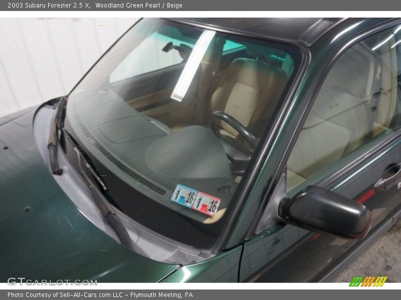 Woodland Green Pearl / Beige 2003 Subaru Forester 2.5 X