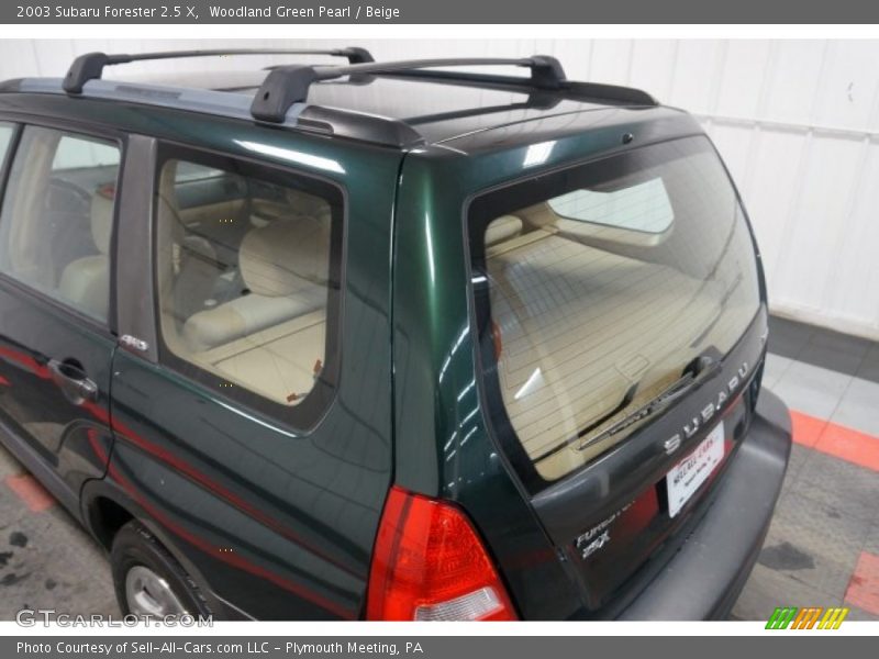 Woodland Green Pearl / Beige 2003 Subaru Forester 2.5 X