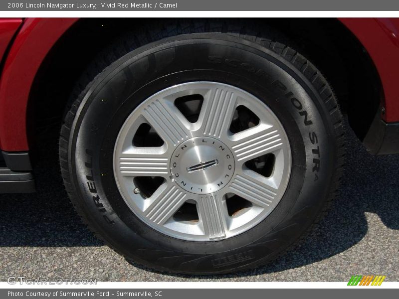 Vivid Red Metallic / Camel 2006 Lincoln Navigator Luxury
