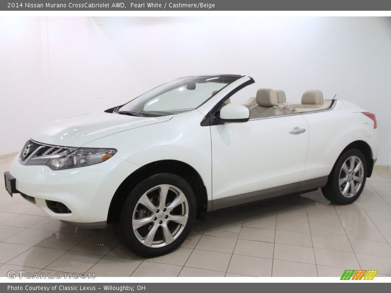 Pearl White / Cashmere/Beige 2014 Nissan Murano CrossCabriolet AWD