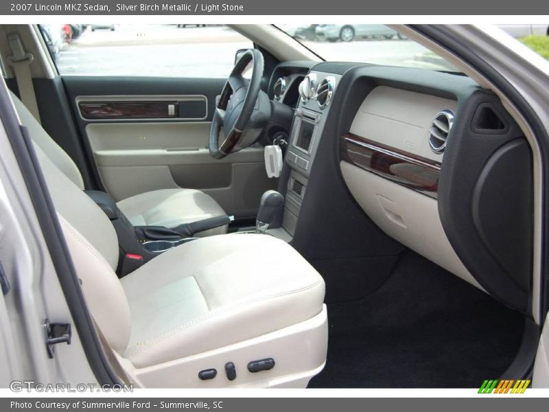 Silver Birch Metallic / Light Stone 2007 Lincoln MKZ Sedan