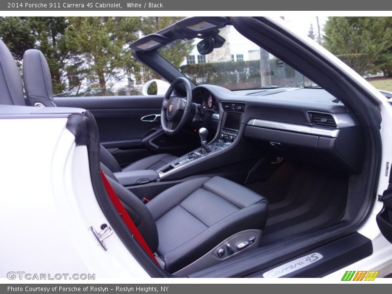 White / Black 2014 Porsche 911 Carrera 4S Cabriolet