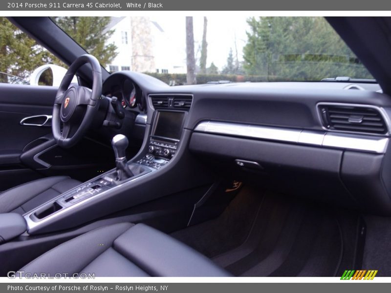 White / Black 2014 Porsche 911 Carrera 4S Cabriolet