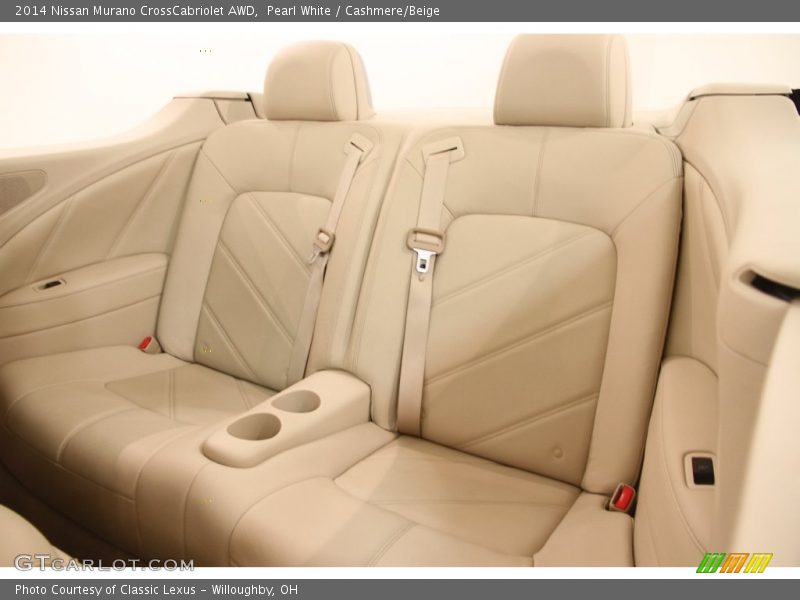 Rear Seat of 2014 Murano CrossCabriolet AWD