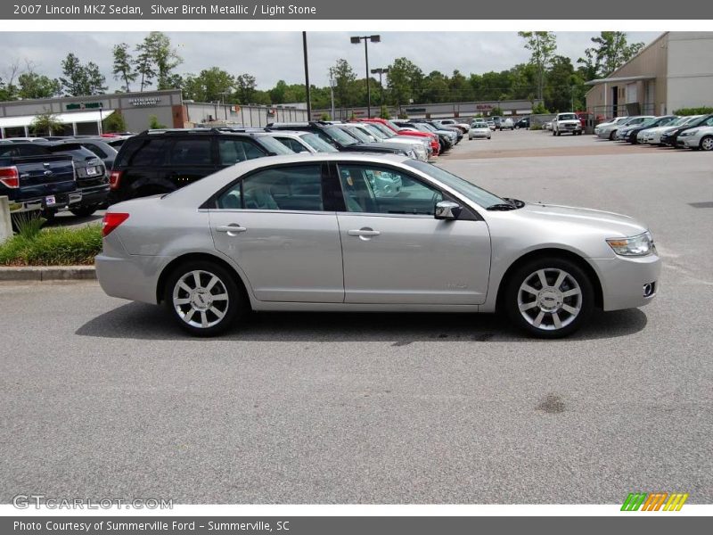 Silver Birch Metallic / Light Stone 2007 Lincoln MKZ Sedan