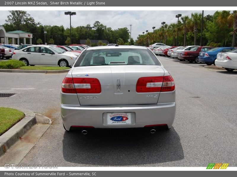Silver Birch Metallic / Light Stone 2007 Lincoln MKZ Sedan