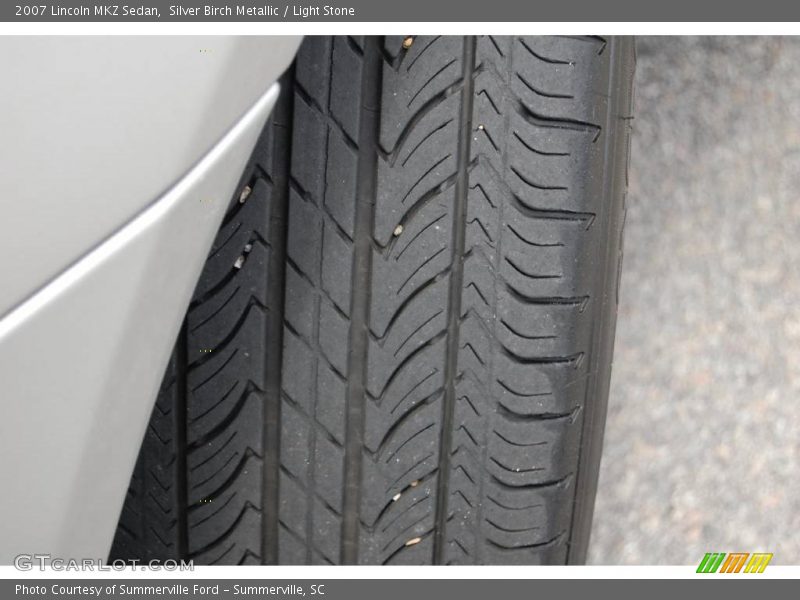 Silver Birch Metallic / Light Stone 2007 Lincoln MKZ Sedan