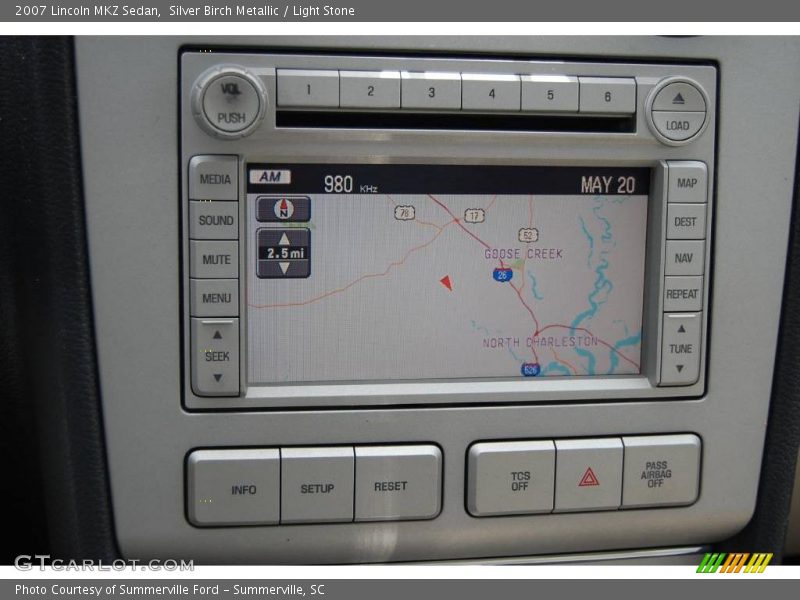 Silver Birch Metallic / Light Stone 2007 Lincoln MKZ Sedan