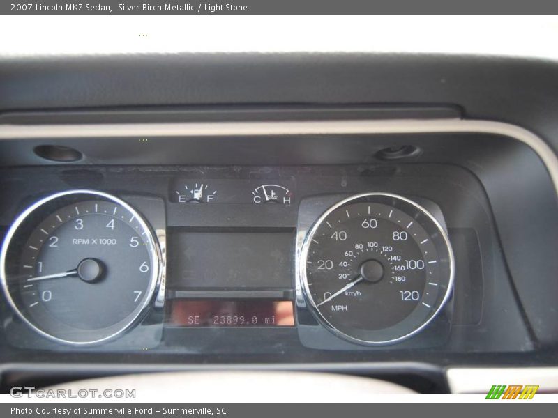 Silver Birch Metallic / Light Stone 2007 Lincoln MKZ Sedan